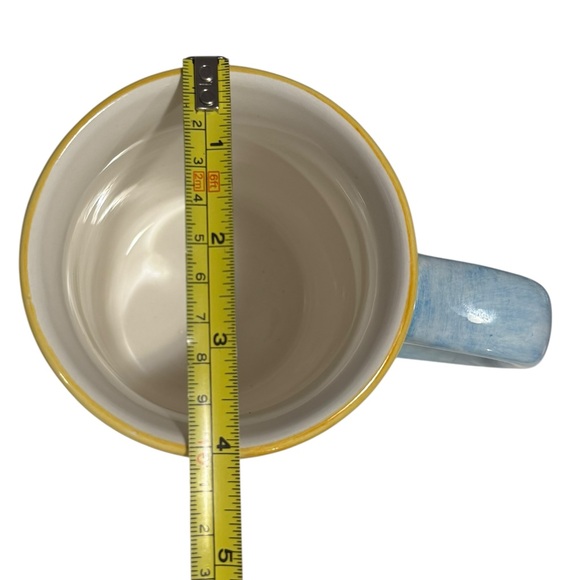 Set of 2 large ceramic Christmas snowflake mugs - Picture 7 of 7